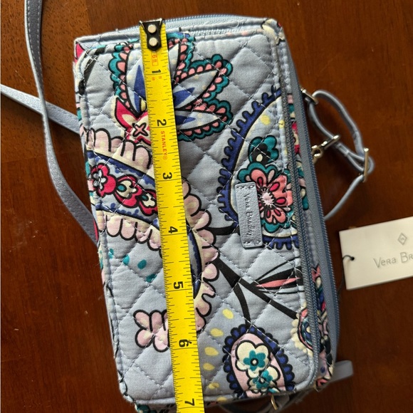 Vera Bradley Blue Crossbody Bag with Artistic Design - Picture 4 of 5